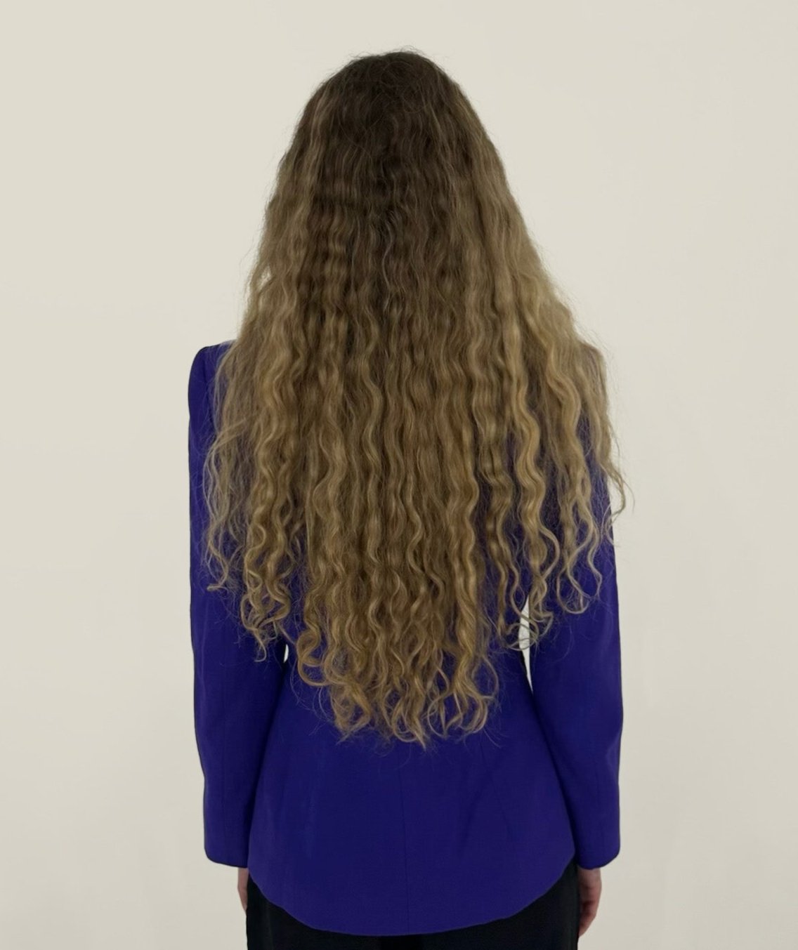 Vintage Violet Scalloped Blazer