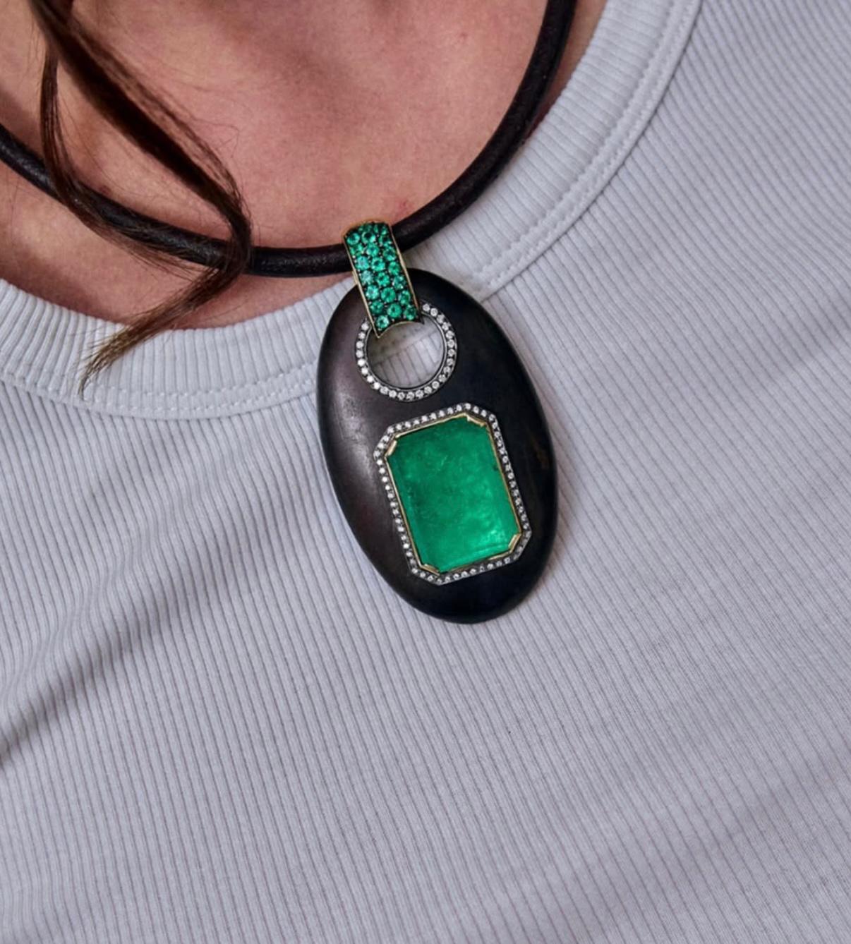 Emerald, Diamonds & Ebony