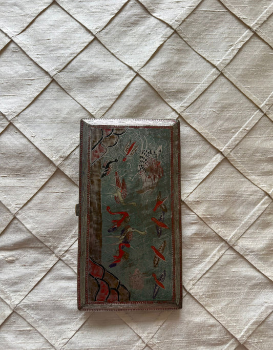 1940s Hand-Painted Cigarette Case